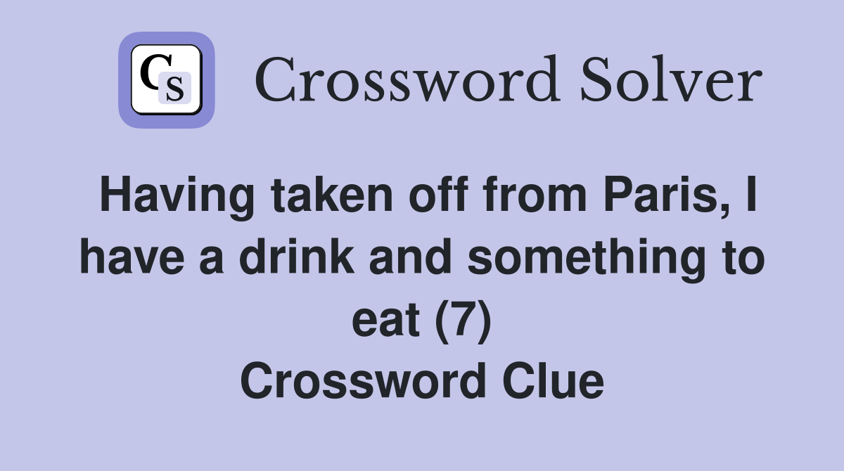 Having taken off from Paris, I have a drink and something to eat (7
